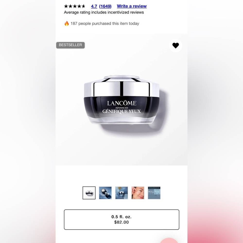 LANCÔME ADVANCED GÉNIFIQUE EYE CREAM